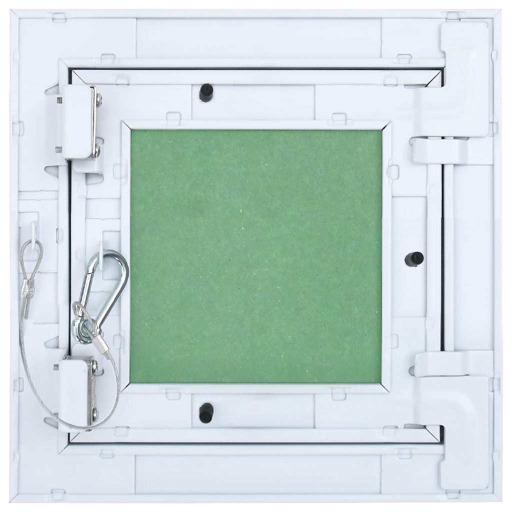 Access Panel Vihreä Ja Hopea 20 X 20 Cm Alumiini Ja Kipsilevy