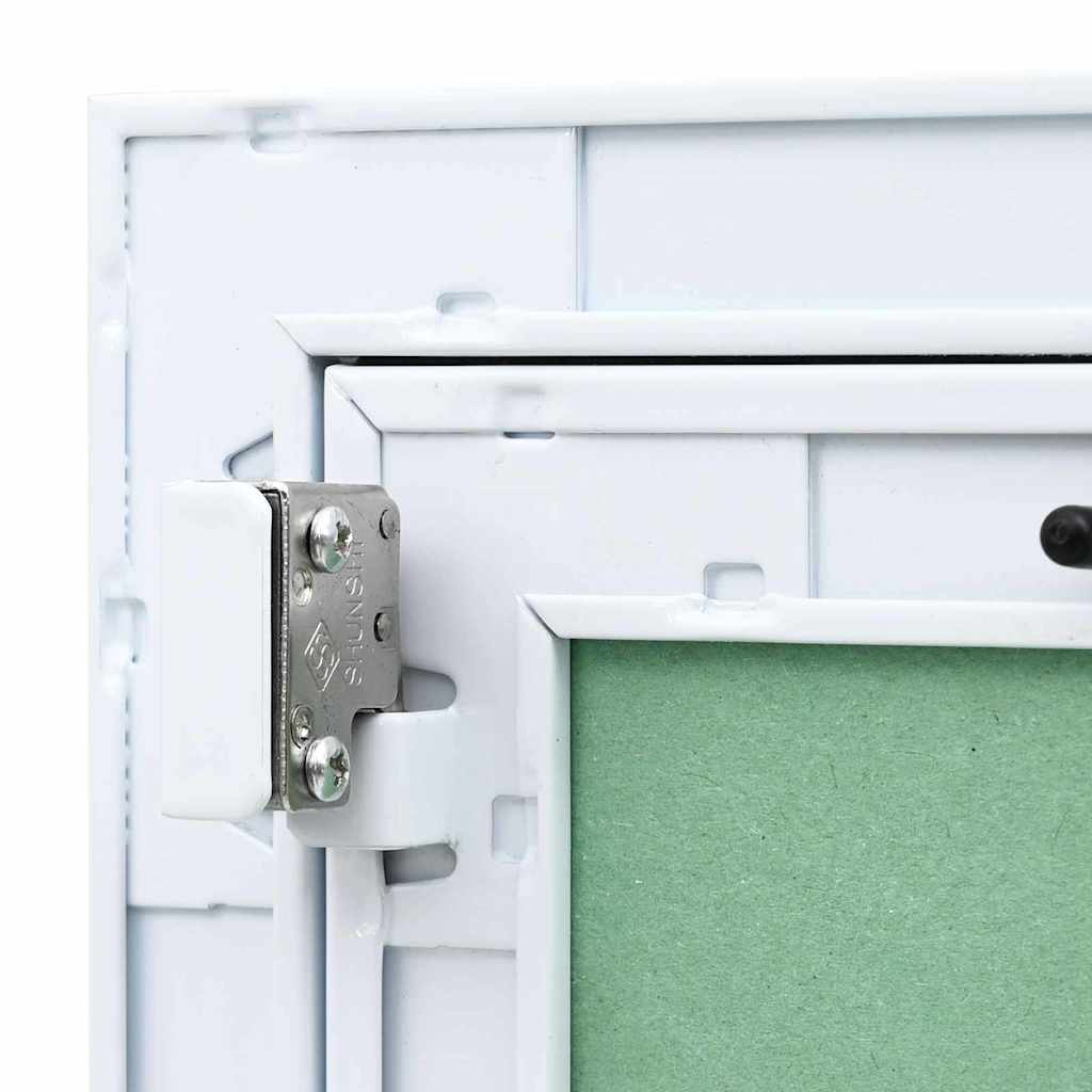 Access Panel Vihreä Ja Hopea 20 X 25 Cm Alumiini Ja Kipsilevy