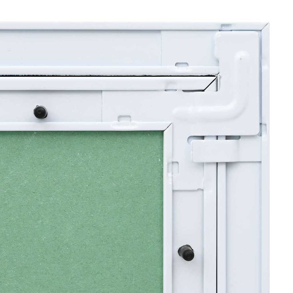 Access Panel Vihreä Ja Hopea 30 X 30 Cm Alumiini Ja Kipsilevy