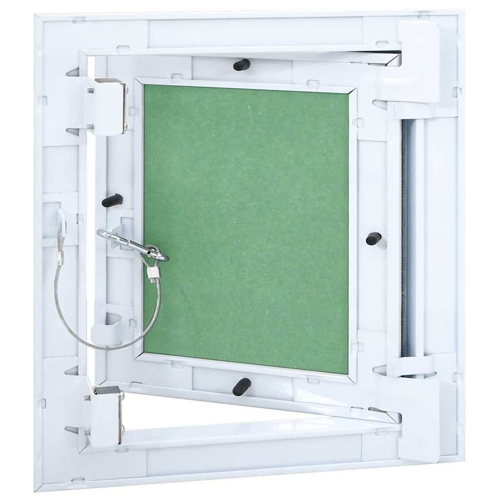 Access Panel Vihreä Ja Hopea 30 X 30 Cm Alumiini Ja Kipsilevy