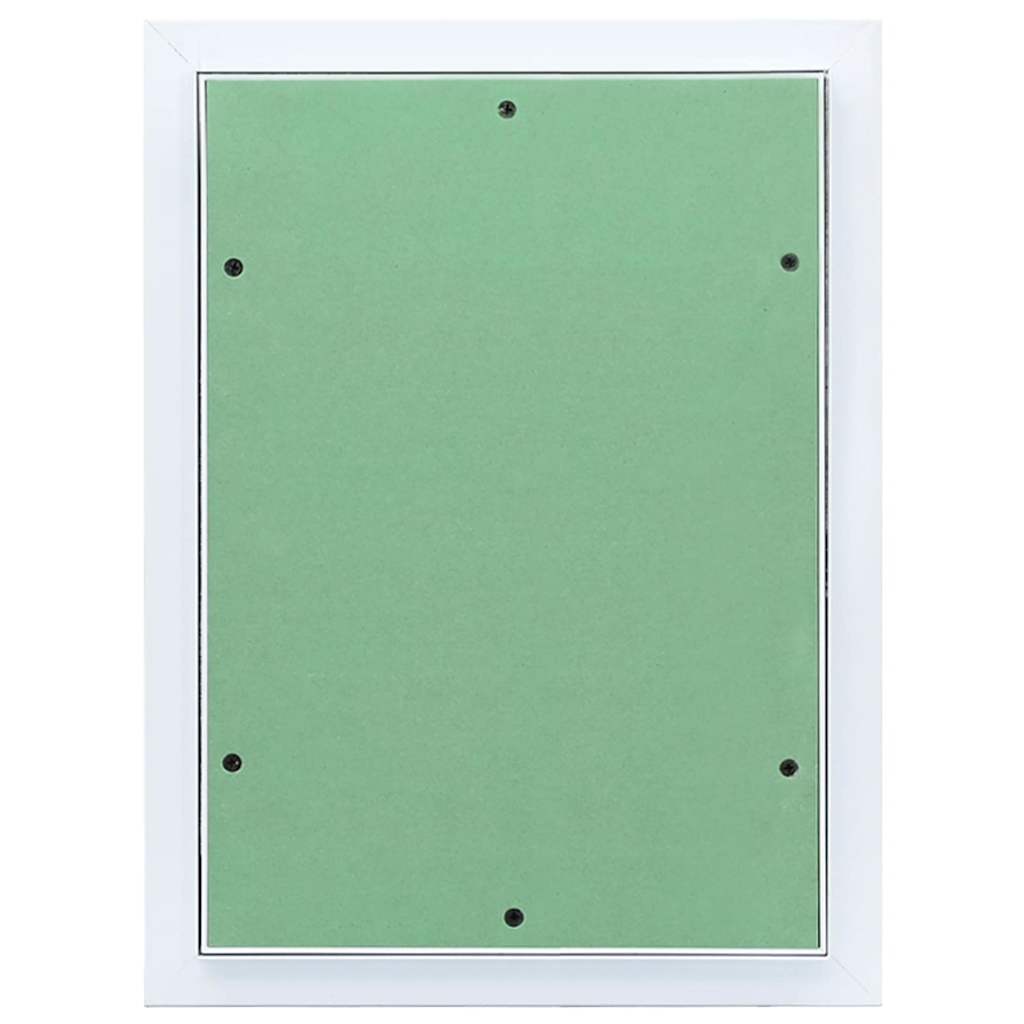 Access Panel Vihreä Ja Hopea 35 X 45 Cm Alumiini Ja Kipsilevy