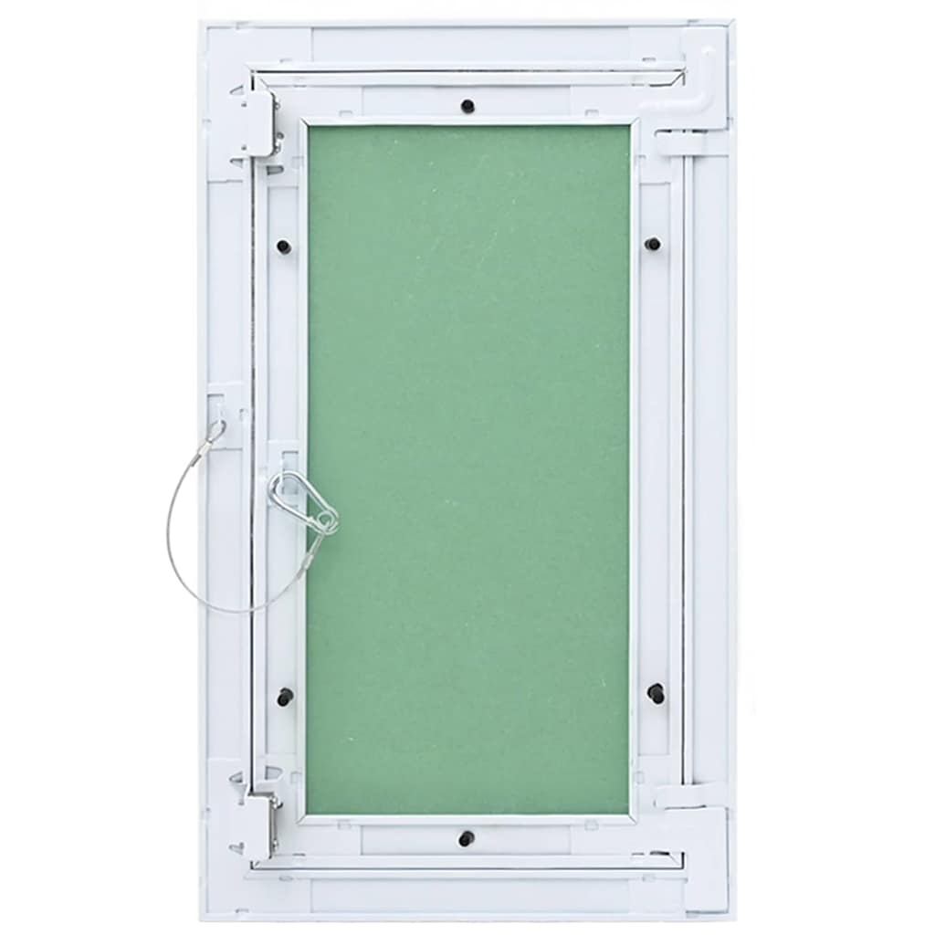 Access Panel Vihreä Ja Hopea 35 X 55 Cm Alumiini Ja Kipsilevy