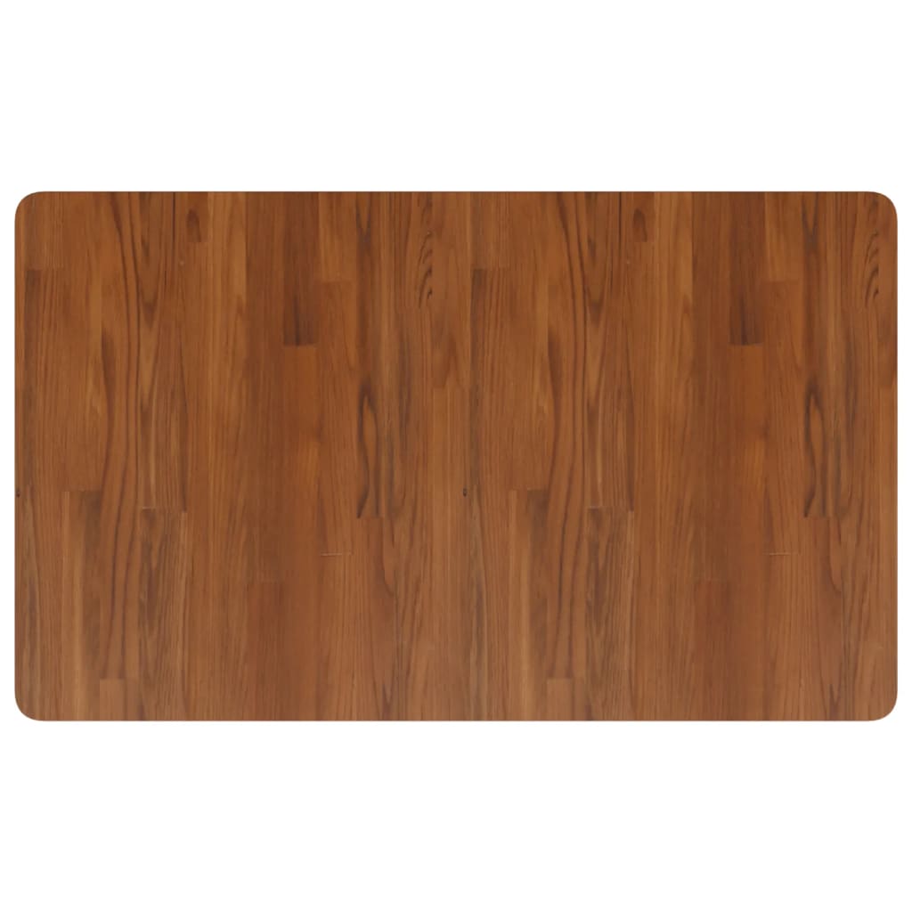 Työpenkki T.ruskea 100X60X(71,5-98) Cm Täysi Tammi Suorakaide