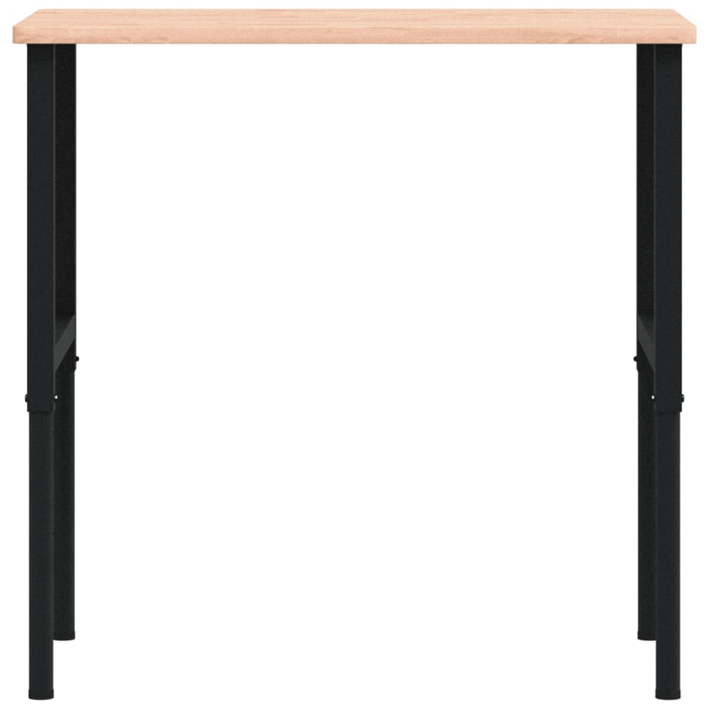 Työpenkki 100X60X(71,5-98) Cm Täysi Pyökki Suorakaide