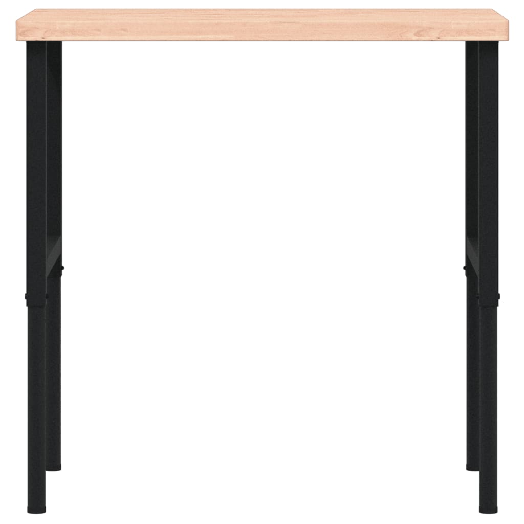 Työpenkki 100X60X(73-99,5) Cm Täysi Pyökki Suorakaide
