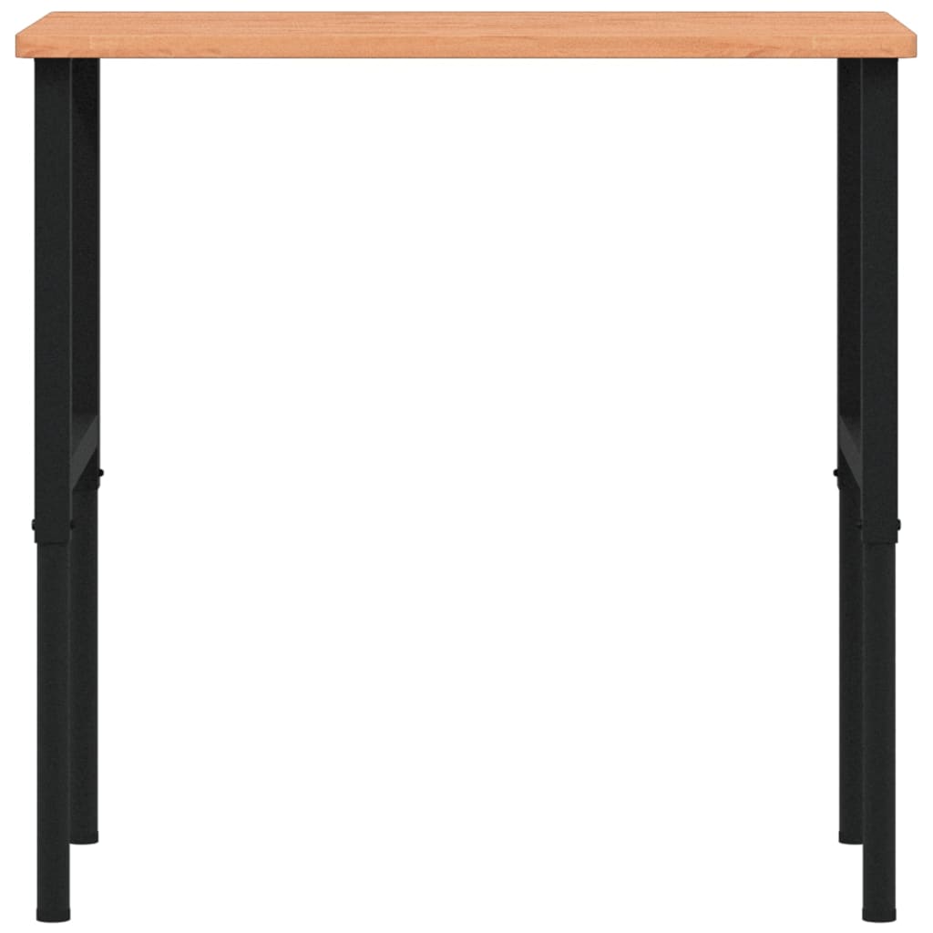 Työpenkki 100X60X(71,5-98) Cm Täysi Pyökki Suorakaide