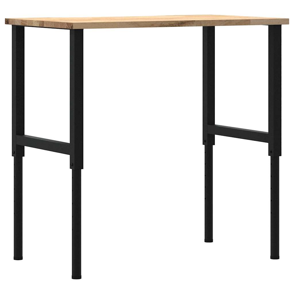 Työpenkki 100X60X(71,5-98) Cm Täysi Tammi