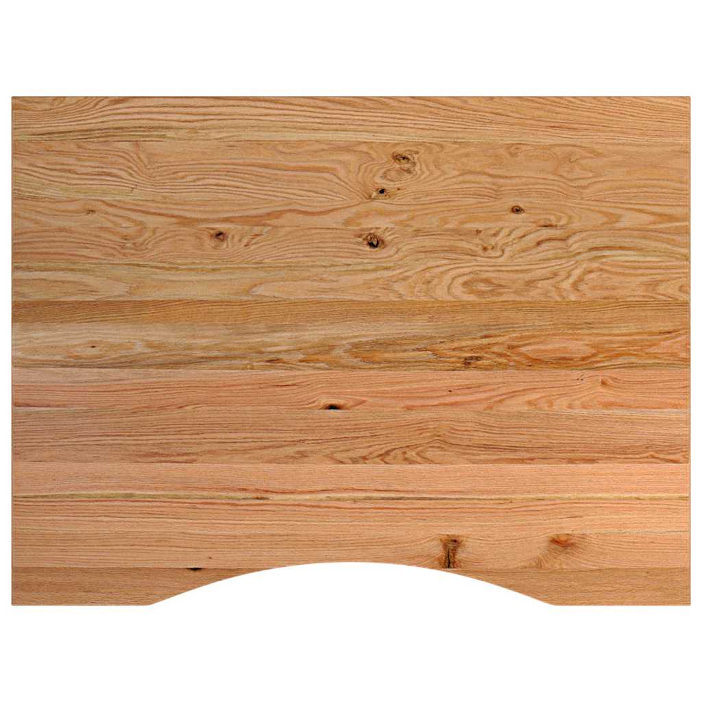 Työpöytä Vaaleanruskea 80X60X(71,5-98) Cm Massiivipuutammea