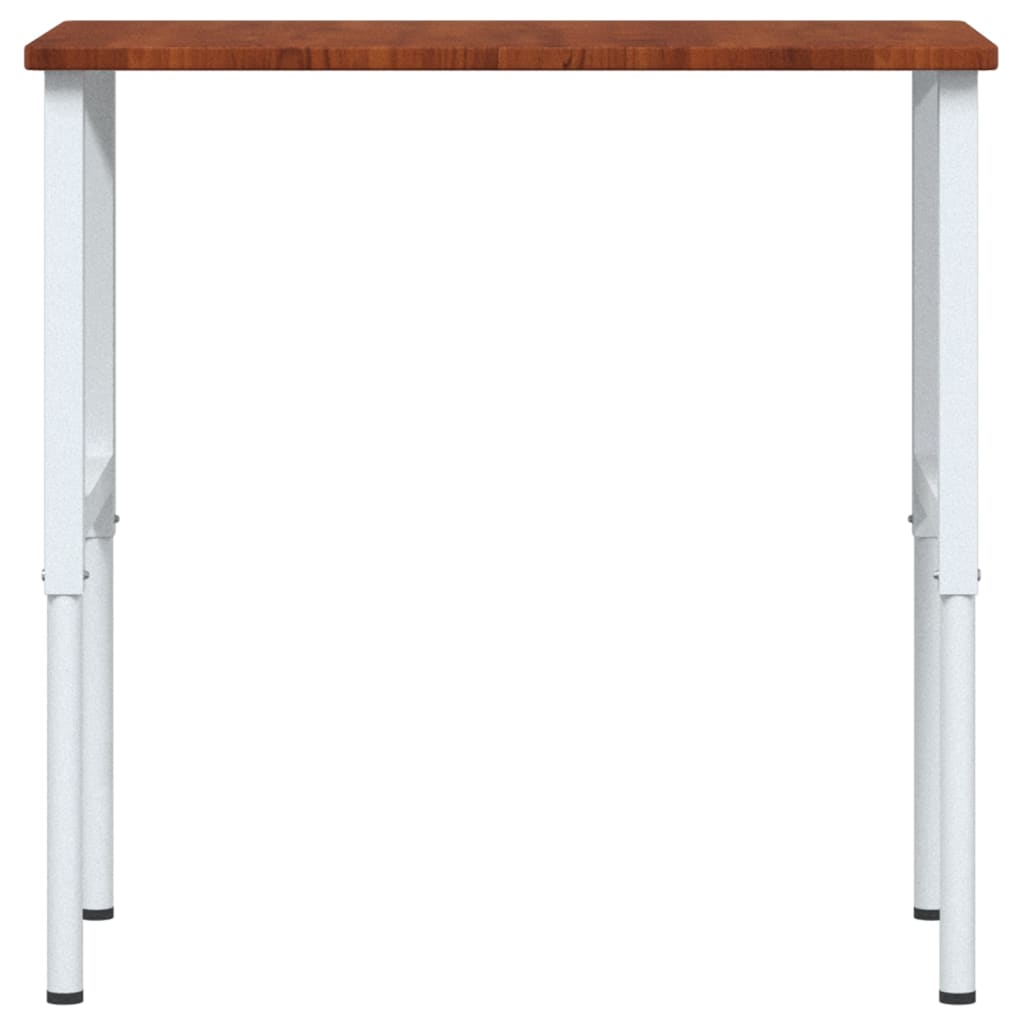 Työpenkki T.ruskea 100X60X(71,5-98) Cm Täysi Tammi Suorakaide