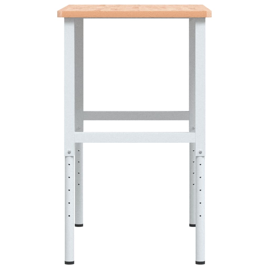 Työpenkki 100X60X(71,5-98) Cm Täysi Pyökki Suorakaide