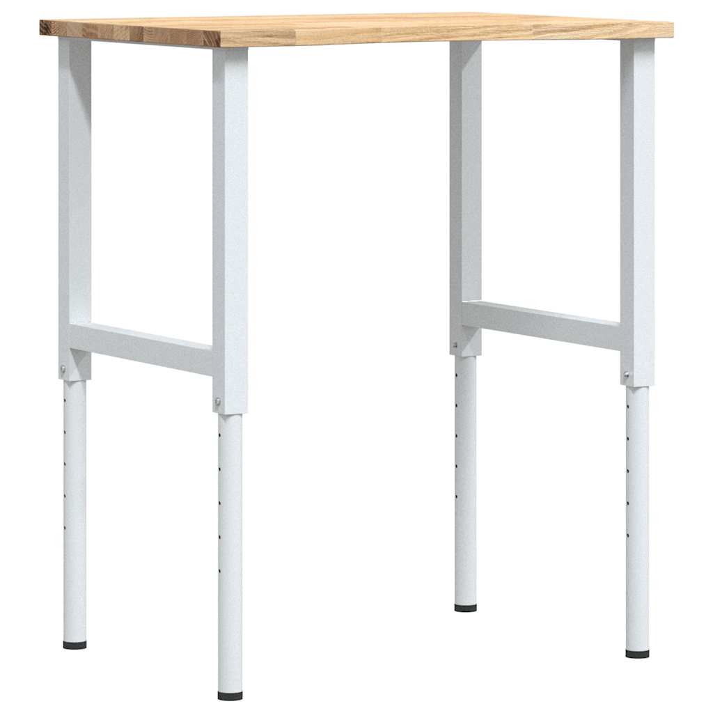 Työpöytä 80X60X(71,5-98) Cm Massiivipuutammea