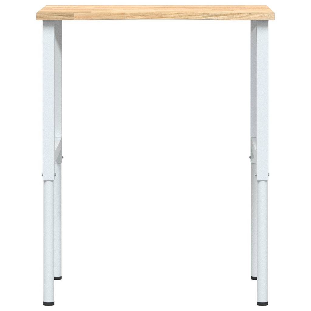 Työpöytä 80X60X(71,5-98) Cm Massiivipuutammea