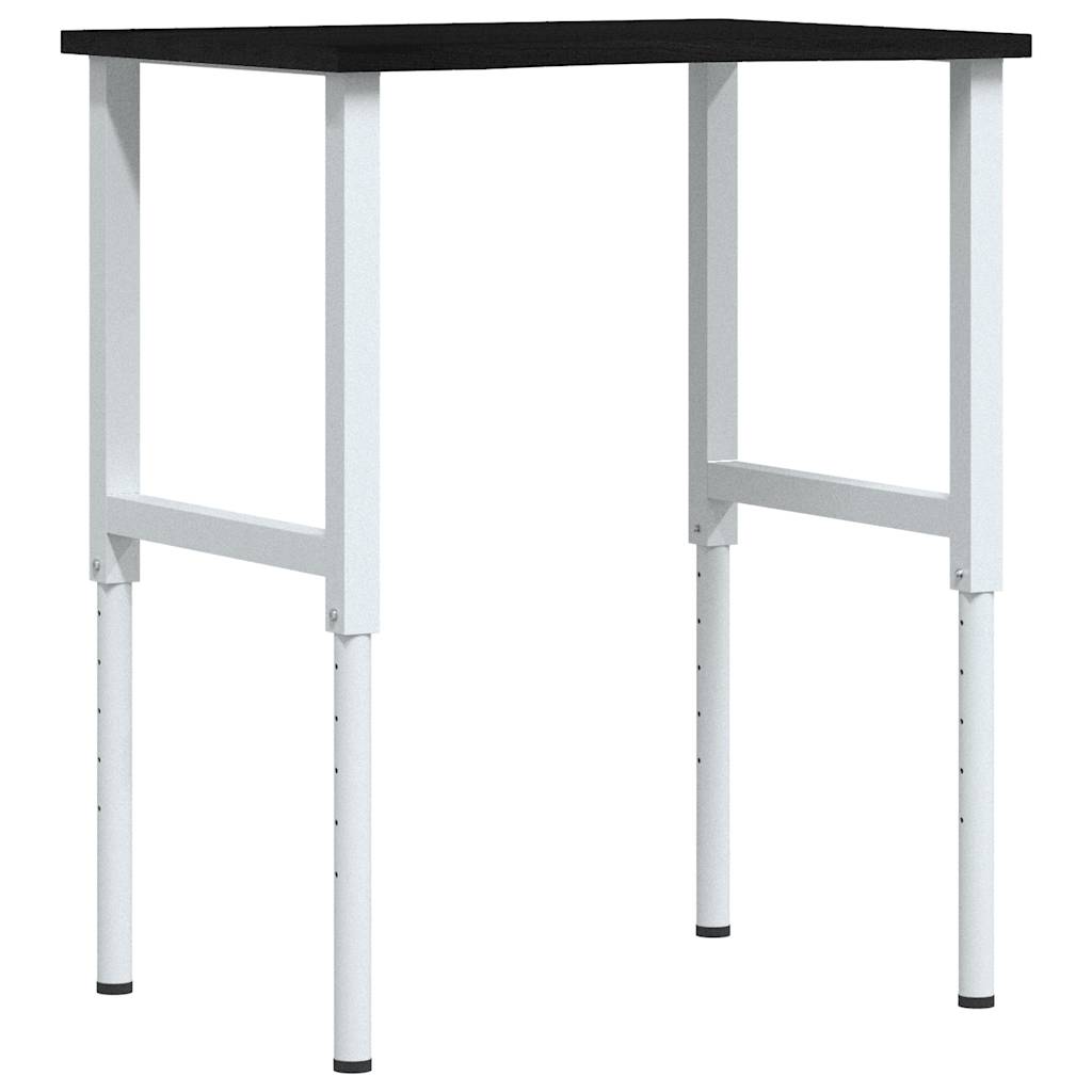 Työpöytä Tummanruskea 80X60X(71,5-98) Cm Massiivipuutammea