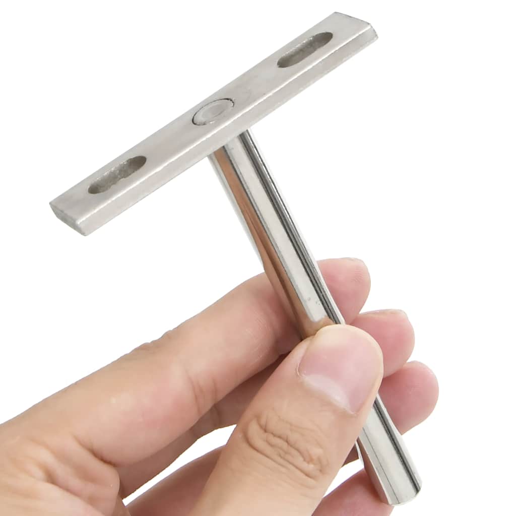 Kelluvat Hyllykannattimet 12 Kpl Näkymätöntä Ø10X100 Mm