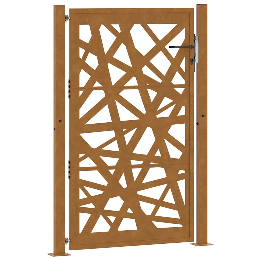 Puutarhan Portti 100X150 Cm Säänkestävä Teräs Valodesign