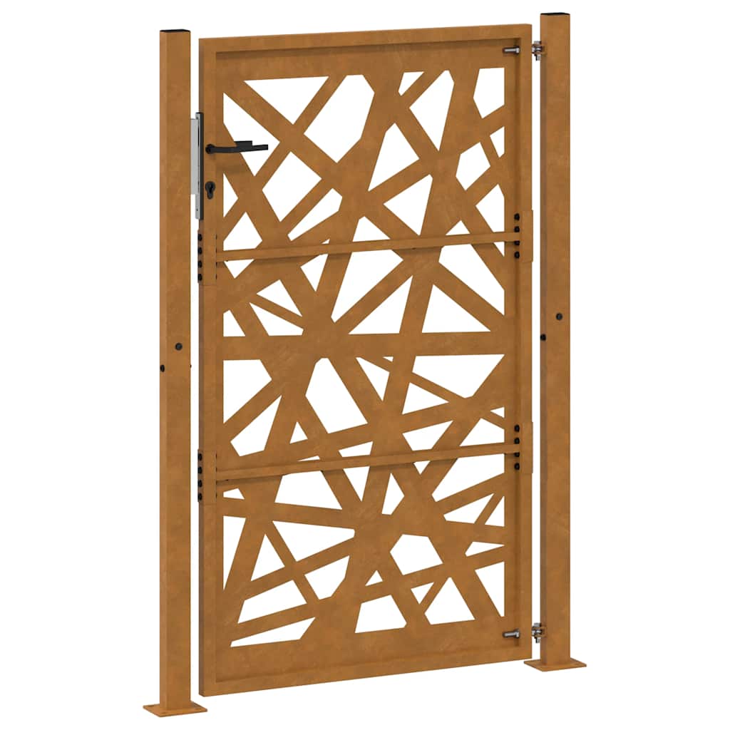 Puutarhan Portti 100X150 Cm Säänkestävä Teräs Valodesign