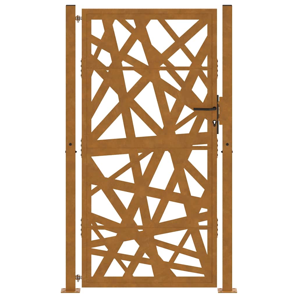 Puutarhan Portti 100X175 Cm Säänkestävä Teräs Valodesign