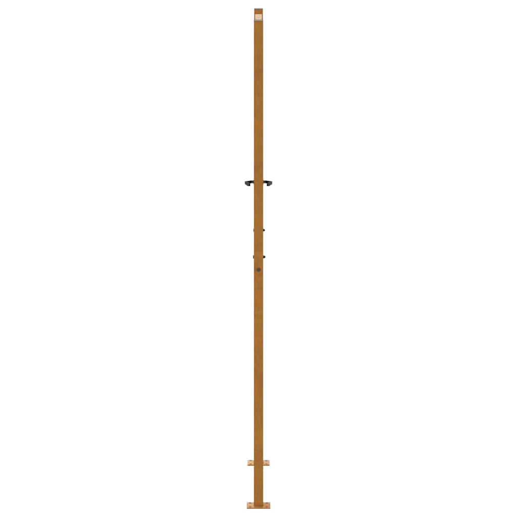 Puutarhan Portti 100X200 Cm Säänkestävä Teräslehtikuvio