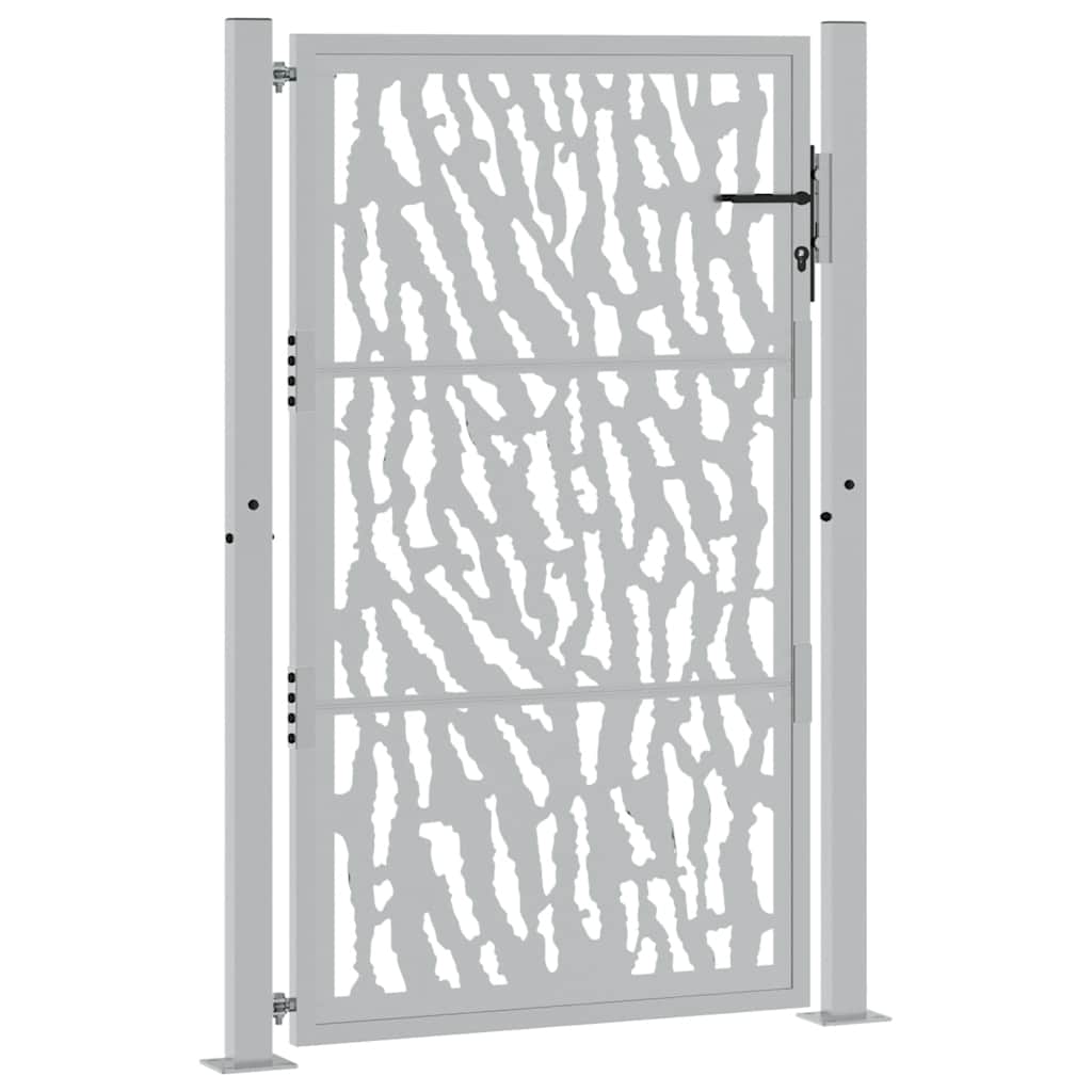Puutarhan Portti 100X150 Cm Säänkestävä Teräs Jälkikuvio