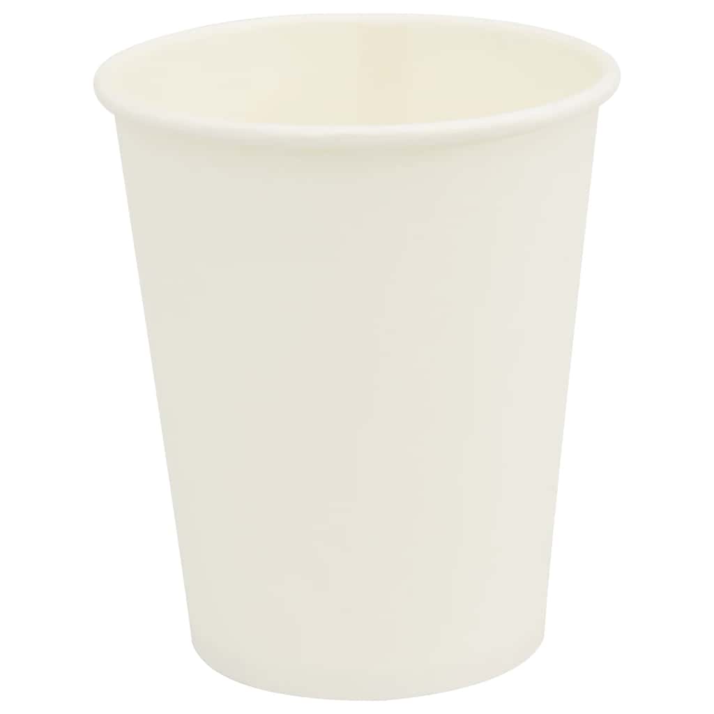 Paperiset Kahvikupit 1000 Kpl 8Oz 200Ml Valkoinen