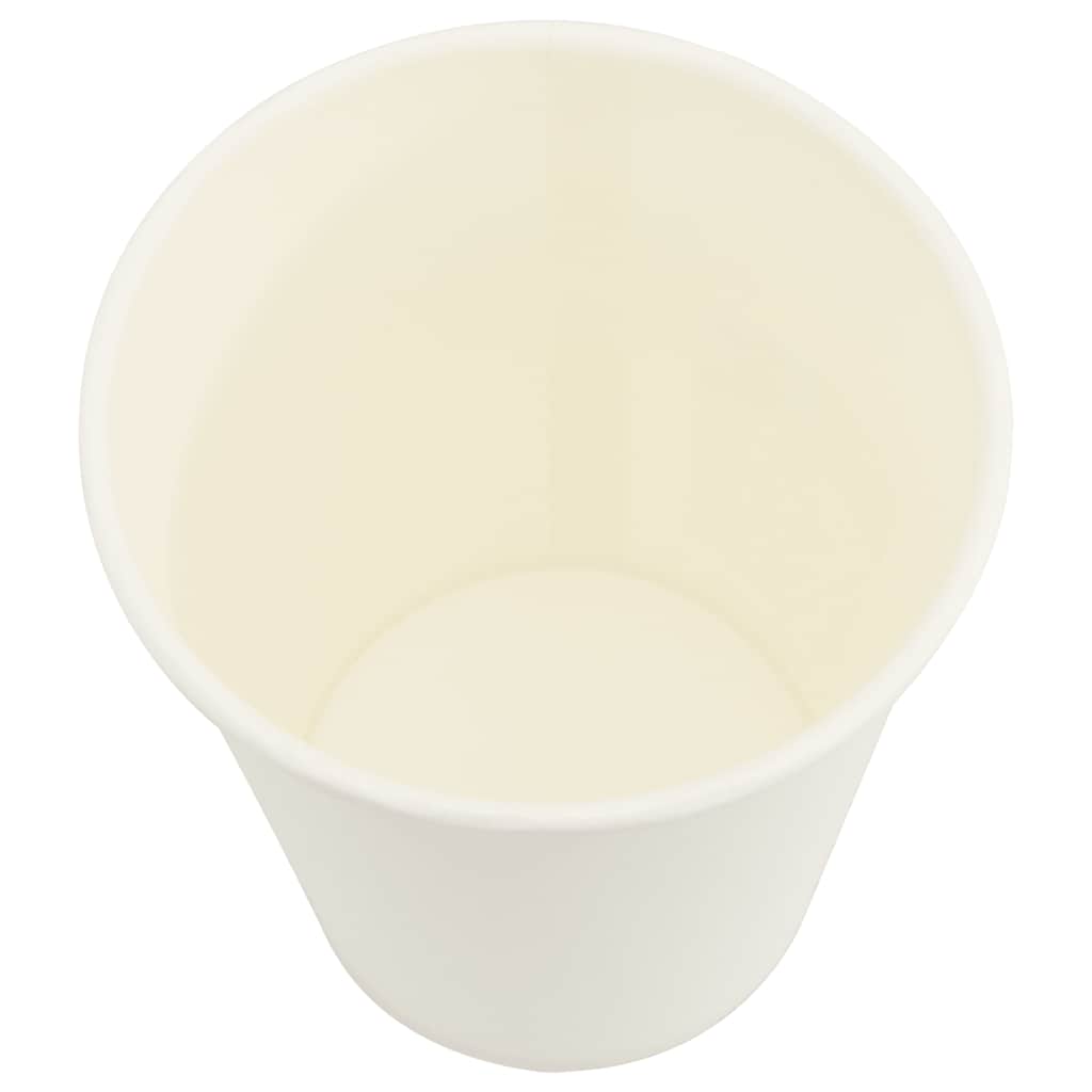 Paperiset Kahvikupit 1000 Kpl 8Oz 200Ml Valkoinen