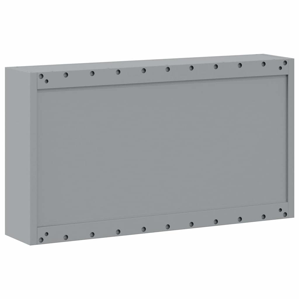 Työkalukaappi Hyllyllä Mustat Ja Harmaa 100 X 20 X 55 Cm