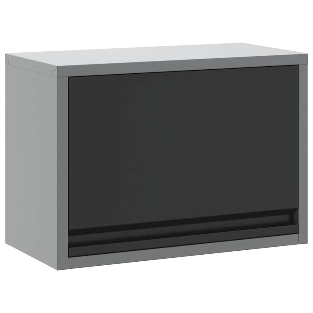 Työkalukaappi Säilytystilassa Mustat Ja Harmaa 50 X 25 X 35 Cm