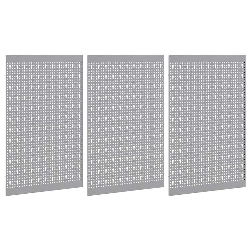 Työkaluseinäpaneeli 3 Pcs Harmaa 150 X 1 X