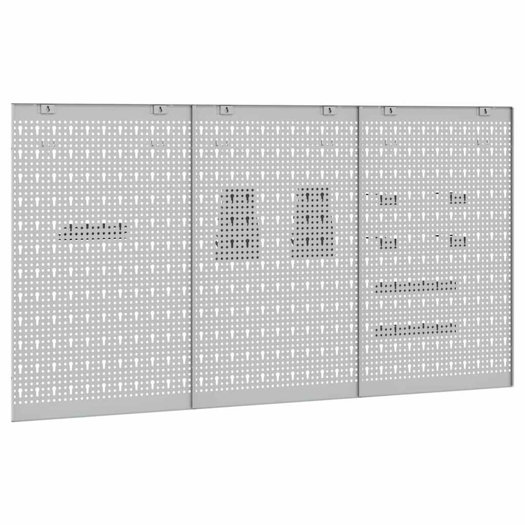 Työkaluseinäpaneeli 3 Kpl Harmaa 150 X 1 X