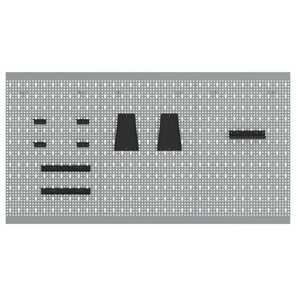 Työkaluseinäpaneeli 3 Kpl Harmaa 150 X 1 X