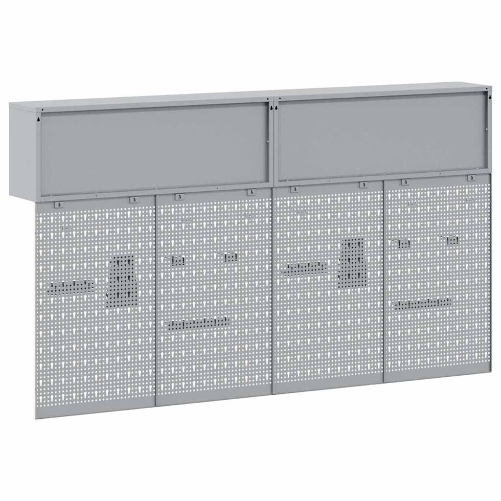 Työkalukaappisarja Hyllyllä 6 Pcs Jauhemaalattu Teräs