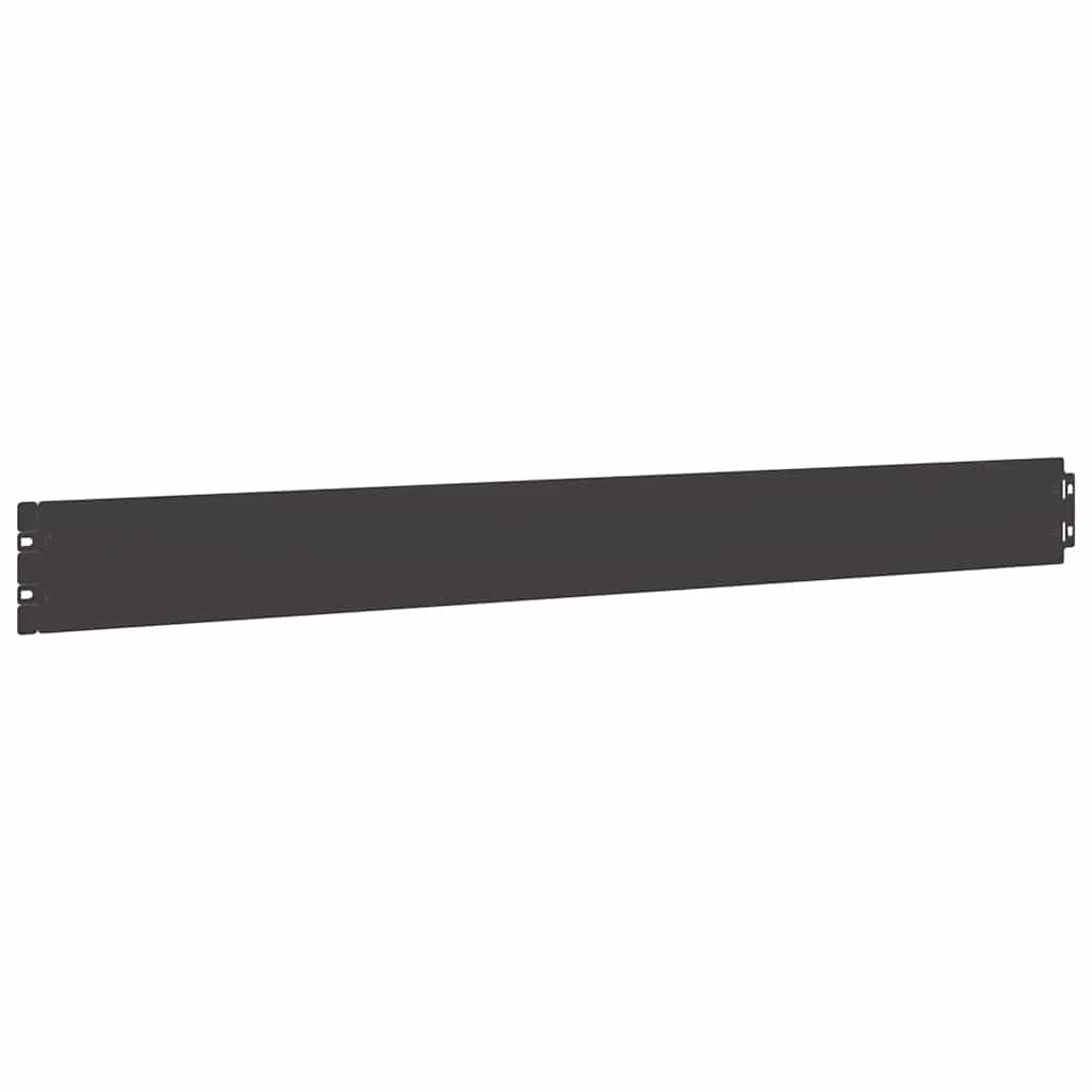 Nurmikon Reunalistat 10 Kpl Musta 10X103Cm Kylmävalssattu Teräs