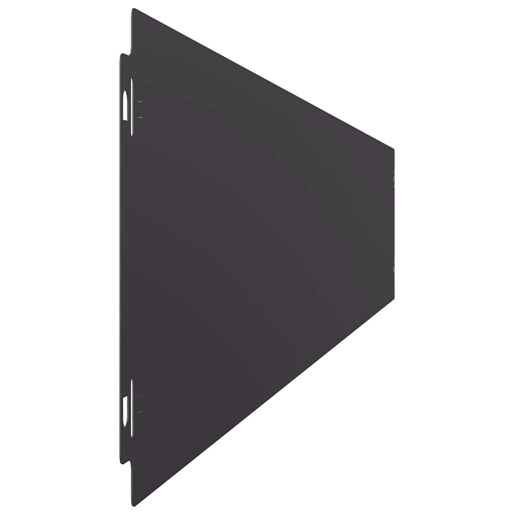 Nurmikon Reunalistat 50 Kpl Musta 15X103Cm Kylmävalssattu Teräs