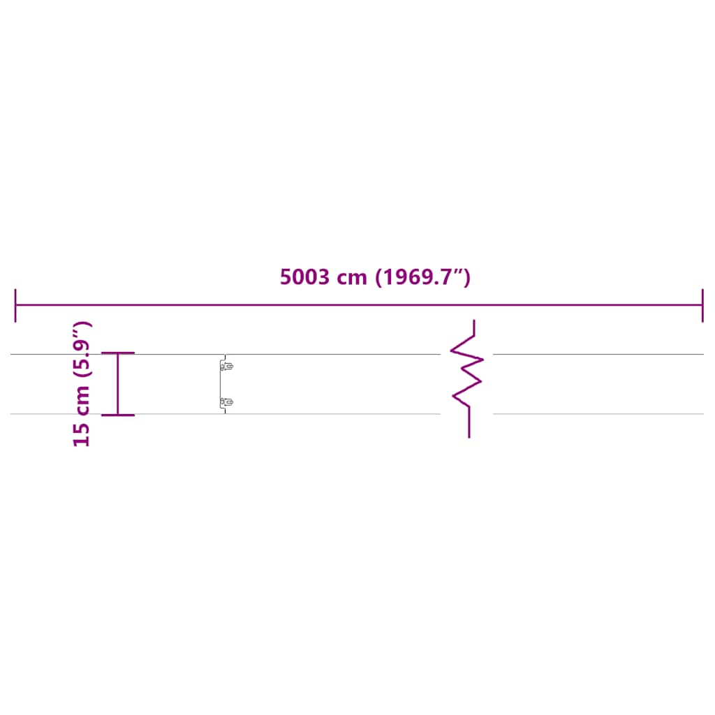 Nurmikon Reunalistat 50 Kpl Musta 15X103Cm Kylmävalssattu Teräs