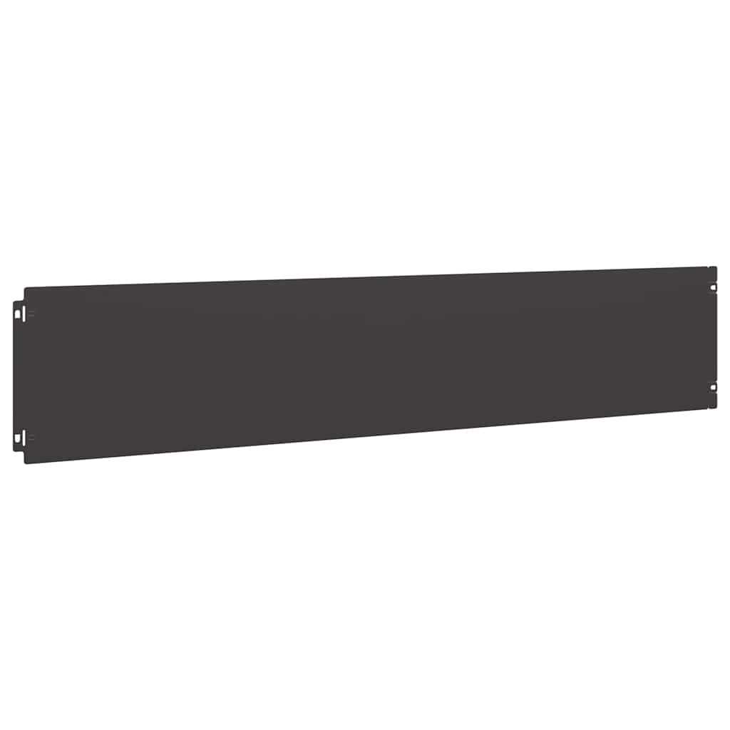 Nurmikon Reunalistat 10 Kpl Musta 20X103Cm Kylmävalssattu Teräs