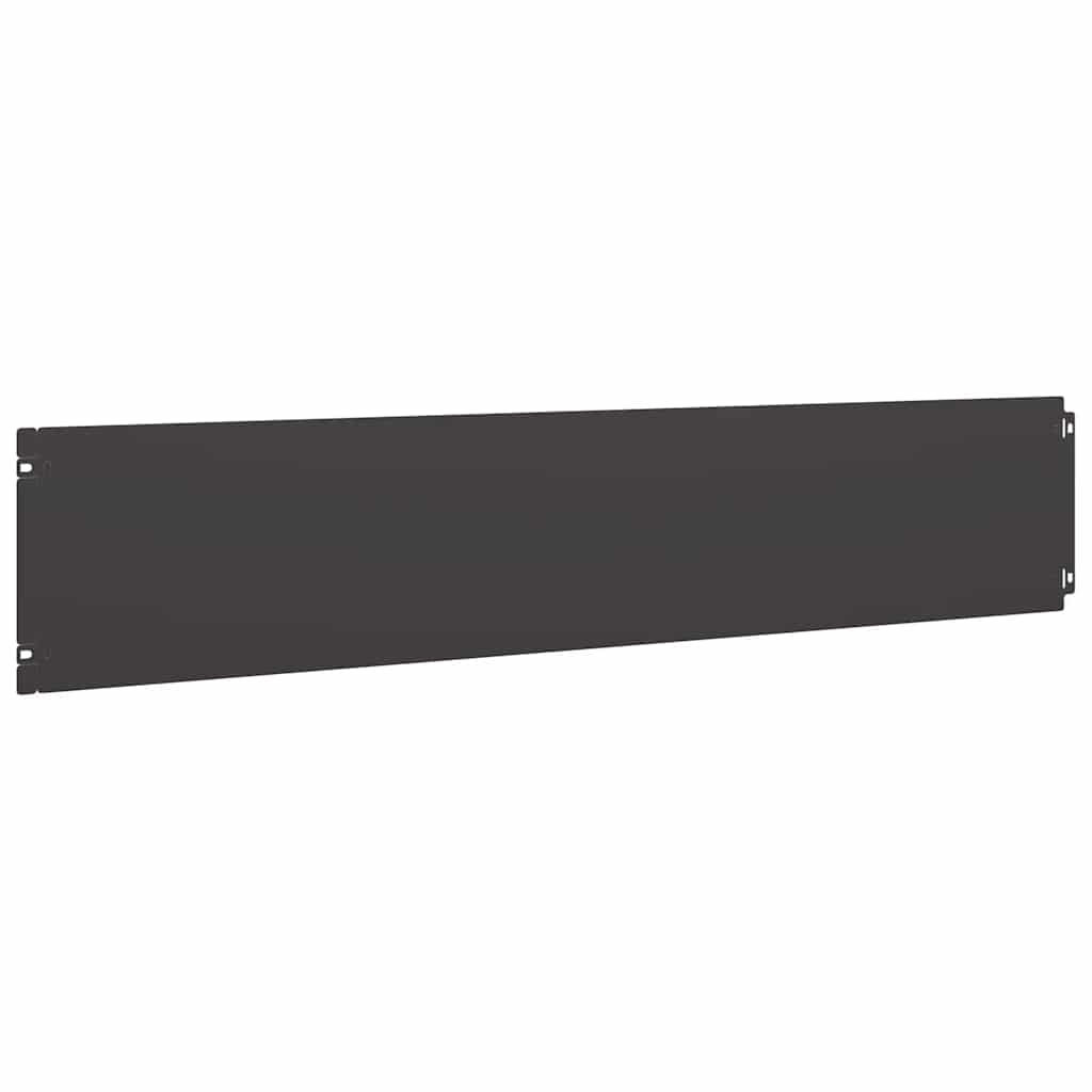 Nurmikon Reunalistat 10 Kpl Musta 20X103Cm Kylmävalssattu Teräs
