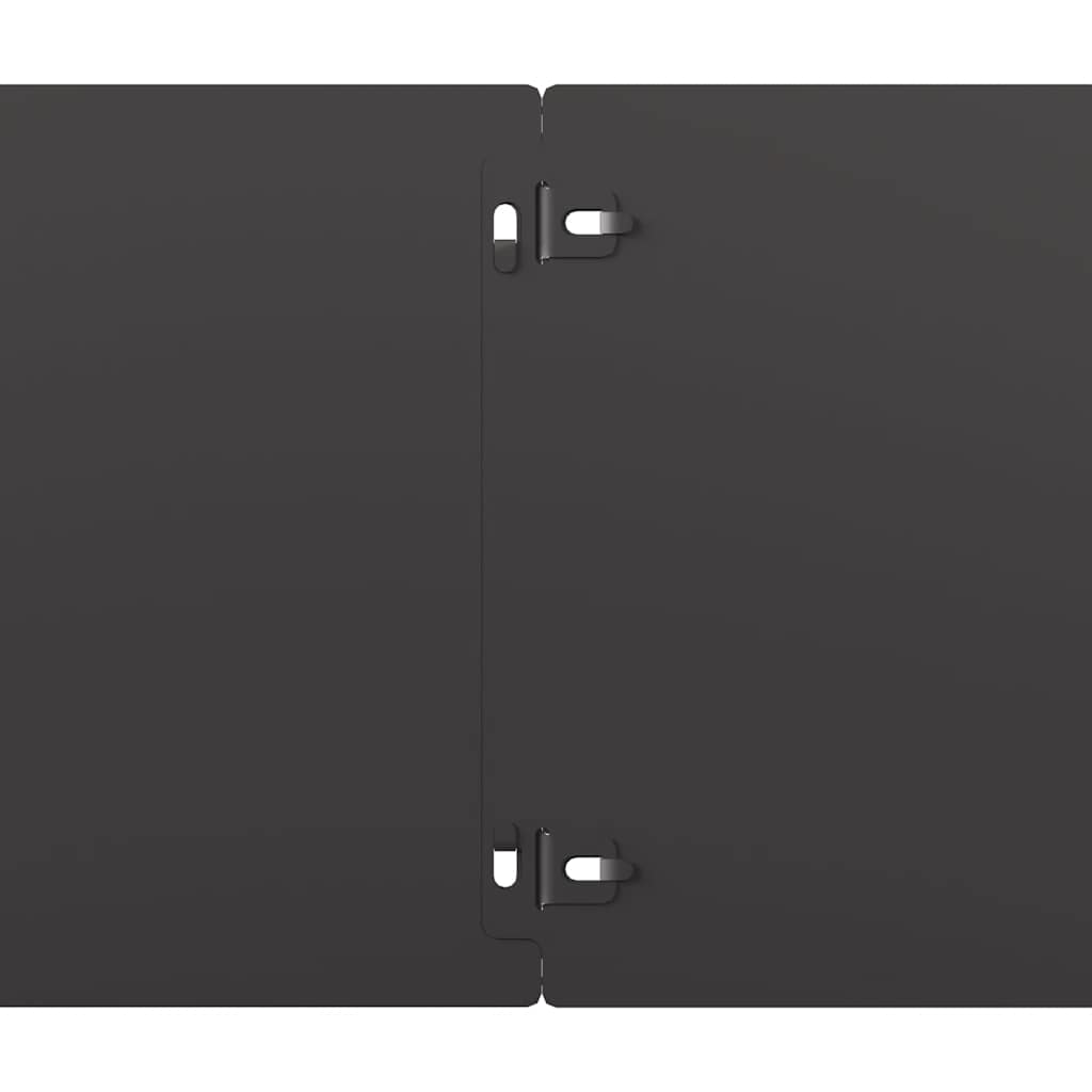 Nurmikon Reunalistat 30 Kpl Musta 20X103Cm Kylmävalssattu Teräs