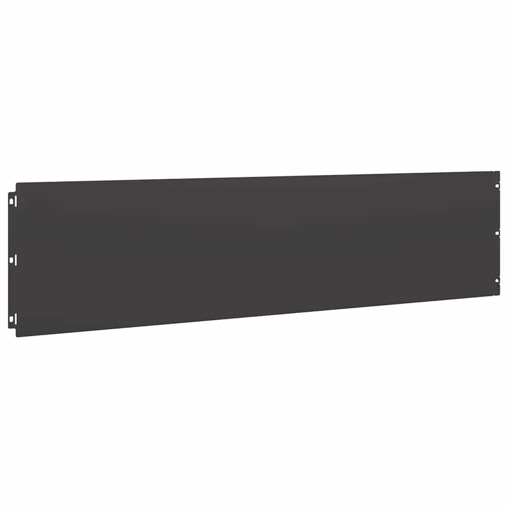 Nurmikon Reunalistat 10 Kpl Musta 25X103Cm Kylmävalssattu Teräs