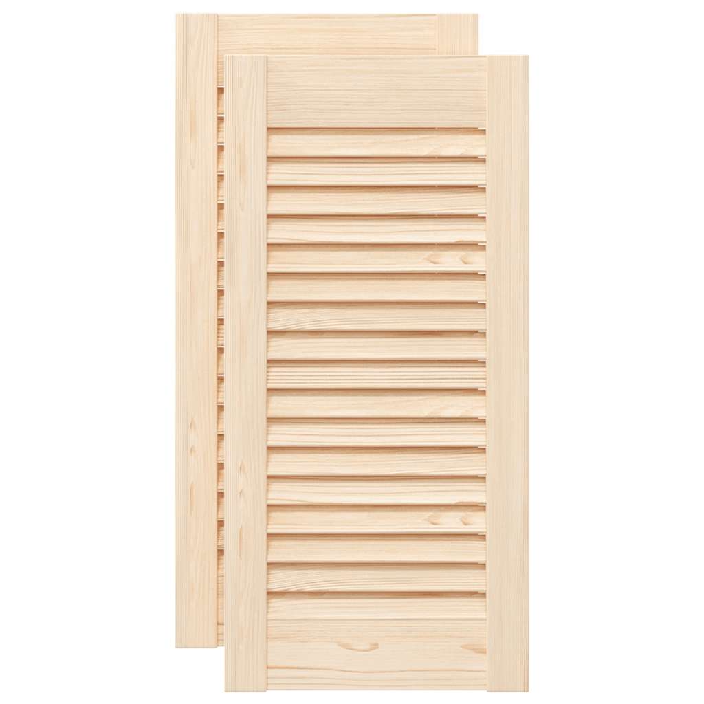 Kaapin Ovet Säleikkö Design 2 Kpl 61,5X29,5Cm Massiivipuu Mänty