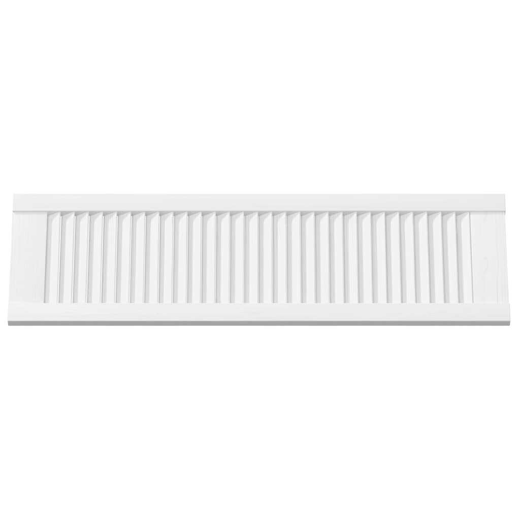 Kaapistoovet Säleikkö Design 2 Kpl Valkoinen 99X29,5 Cm