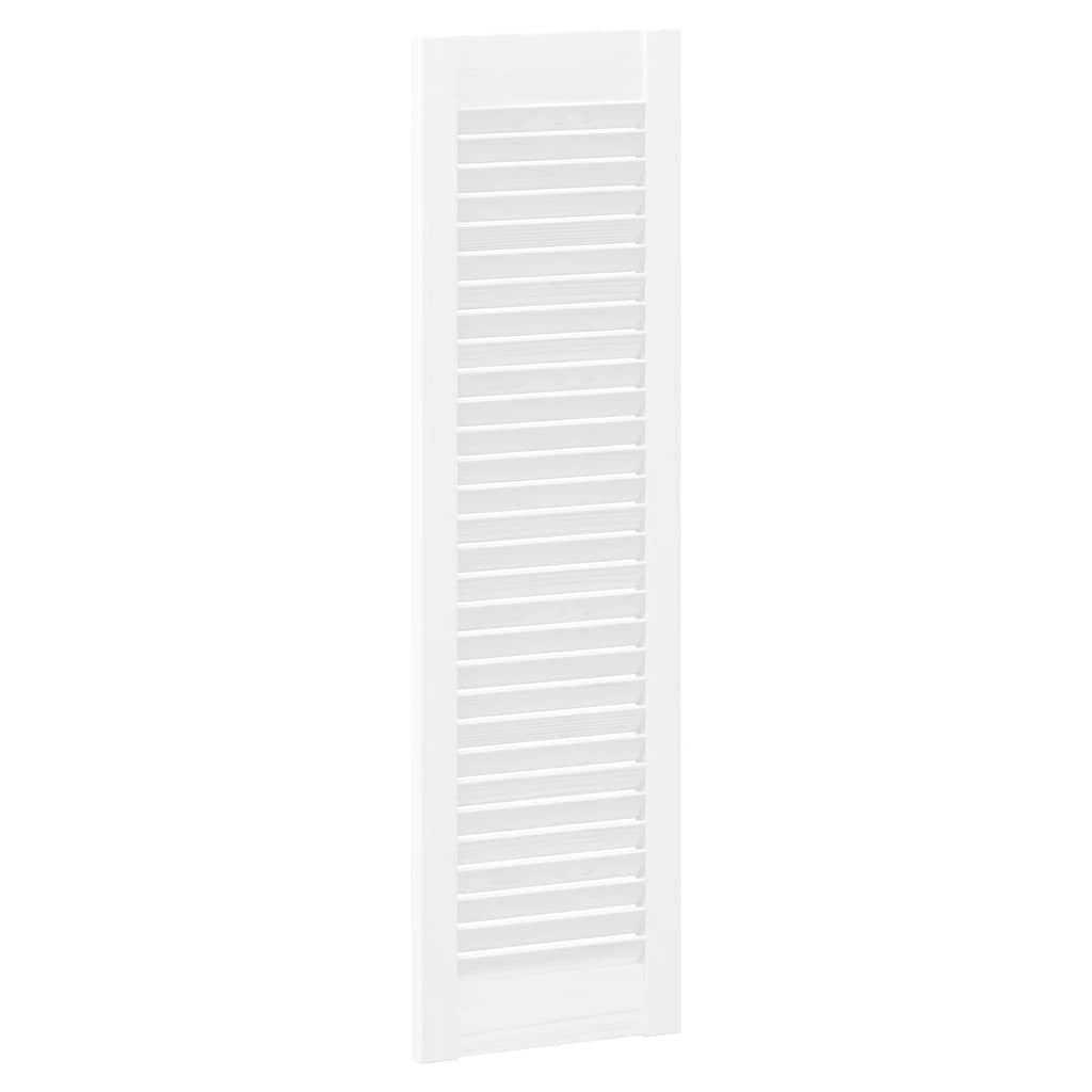 Kaapistoovet Säleikkö Design 2 Kpl Valkoinen 99X29,5 Cm