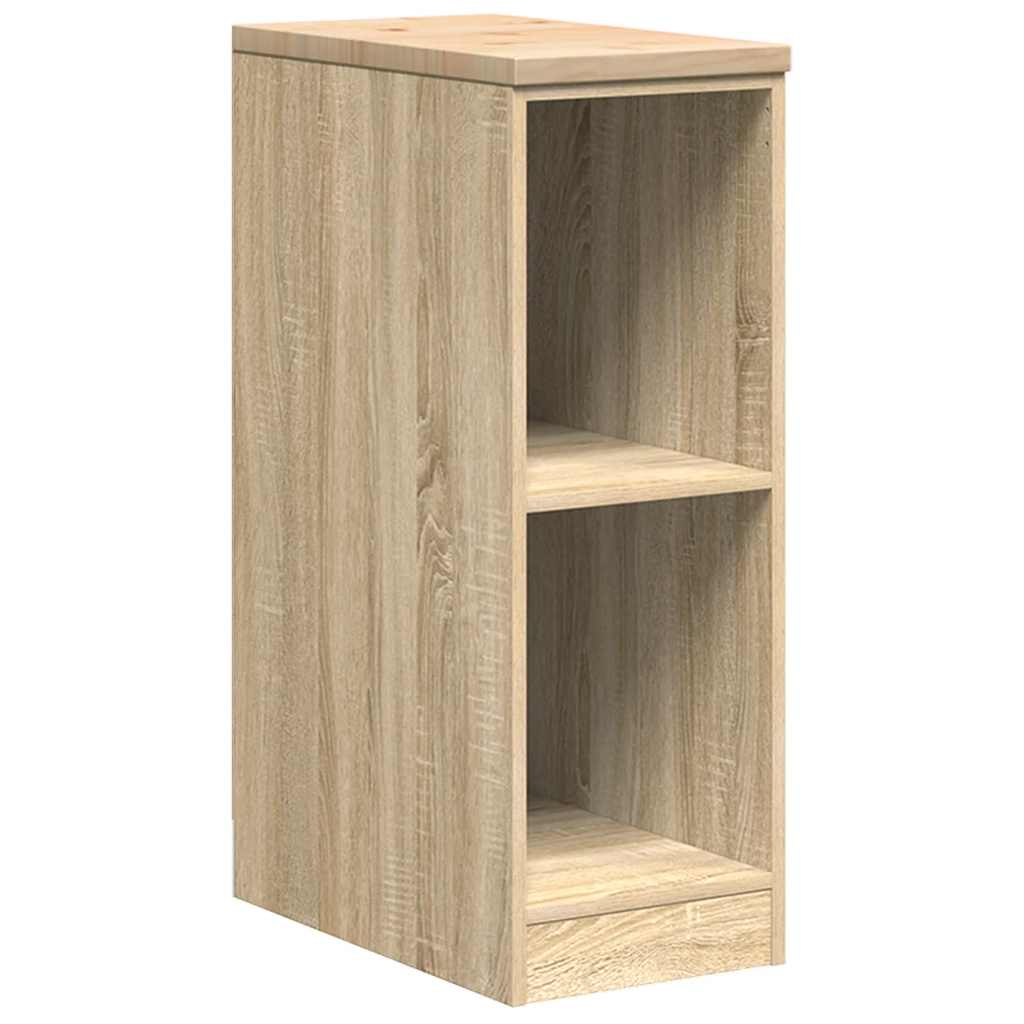 Autotallin Säilytyskaappi Sonoma Tammi 30X51X85 Cm Täysi Mänty