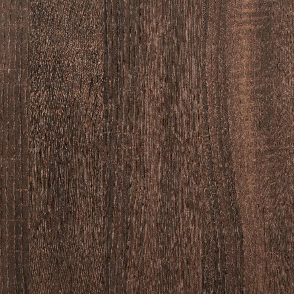 Autotallin Säilytyskaappi Ruskea Tammi 30X51X85 Cm Täysi Mänty