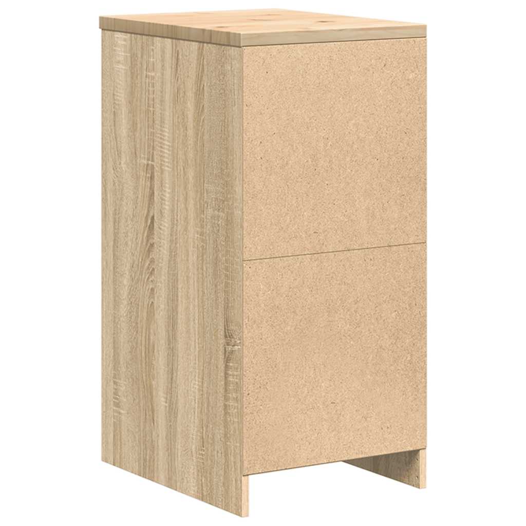 Autotallin Säilytyskaappi Sonoma Tammi 40X51X85 Cm Täysi Mänty