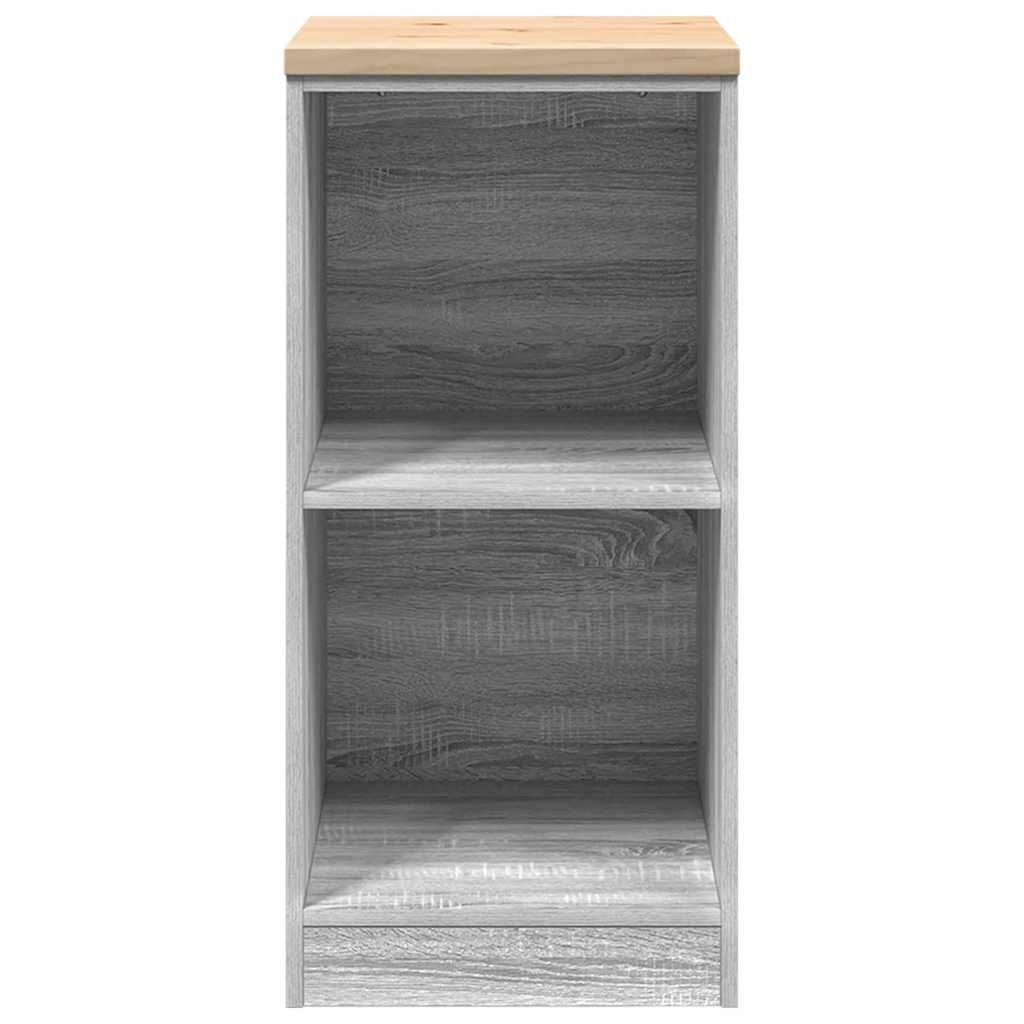 Autotallin Säilytyskaappi Harmaa Sonoma 40X51X85 Cm Täysi Mänty