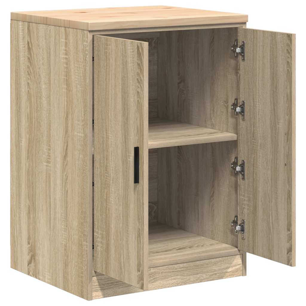 Autotallin Säilytyskaappi Sonoma Tammi 60X51X85 Cm Täysi Mänty