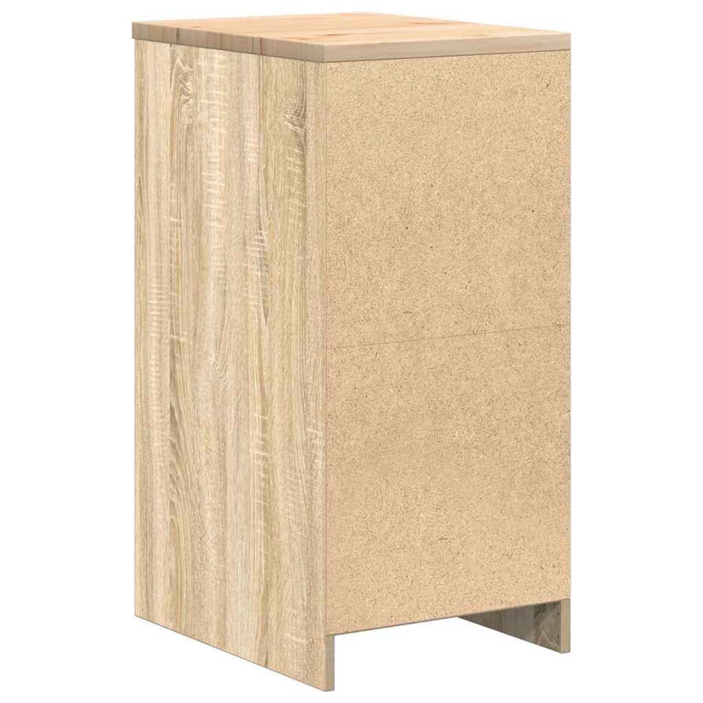 Autotallin Säilytyskaappi Sonoma Tammi 40X51X85 Cm Täysi Mänty