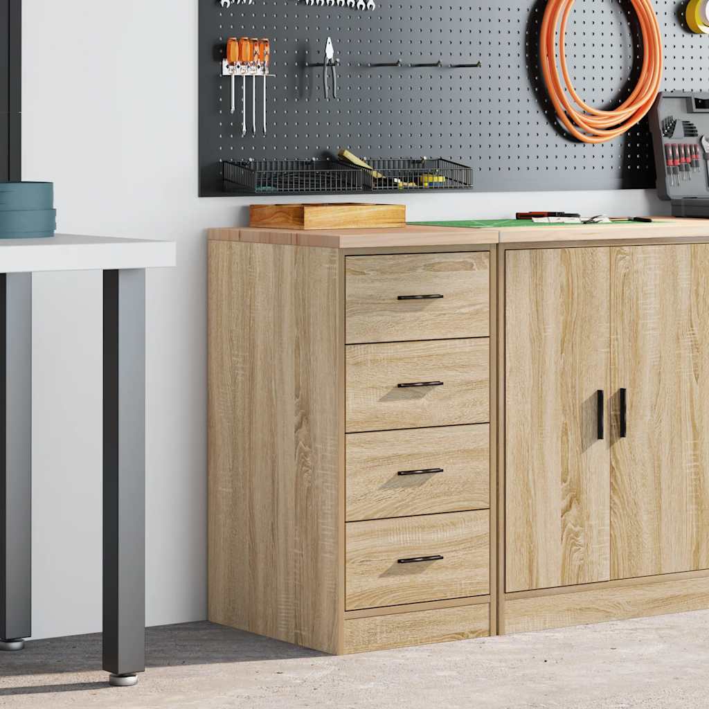 Autotallin Säilytyskaappi Sonoma Tammi 40X51X85 Cm Täysi Mänty