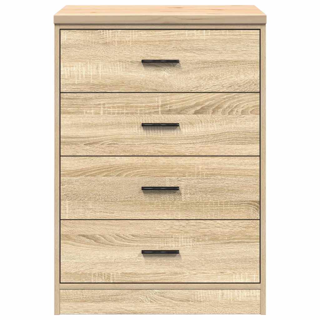 Autotallin Säilytyskaappi Sonoma Tammi 60X51X85 Cm Täysi Mänty