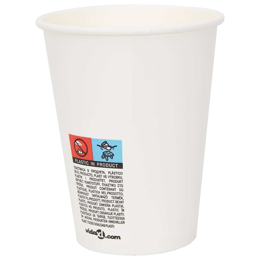 Paperiset Kahvikupit Kansilla 1000 Kpl 12Oz 300Ml